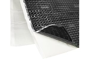 tomzz Audio VDM16-2 Alubutyl Sound Insulation Mat Set for 2 Doors Anti Drone Vibration Insulation Mat Car Boat Self-Adhesive