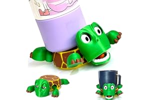 ‎AIDODIA Lustig Untersetzer Schildkröte - 3D-gedruckte Schildkröte Untersetzer -Untersetzer Mit Lustigem Ausdruck, Wenn Sie EIN Glas Auf Seinen Rücken Stellen Lustige Geschenke Für Männer