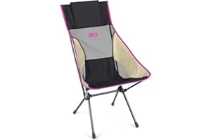 Helinox Sedia pieghevole Sunset Chair, black-khaki-purple color block
