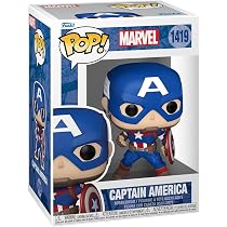 Funko Pop! Marvel Avengers Game – Captain America GITD | 10 Cm Vinylfigur | Glow In The Dark | Sammlerstück