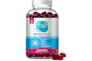 HEALTH AND HER Health & Her Perimenopause Multi Nutrient Gummies for Women - Raspberry Flavoured - Support for Wellbeing During Perimenopause - (The Early Stage of Menopause)