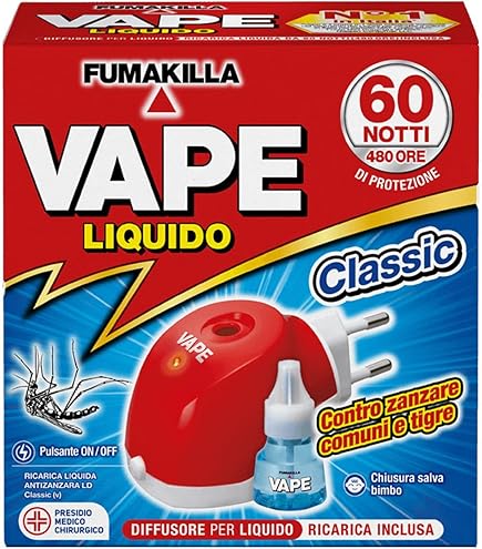 vape ricarica liquida 90 notti Vape Ricarica Liquida Lunga Durata, Protegge dalle Zanzare a Lungo, 90 Notti  : Amazon.it: Salute e cura della persona