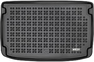 M MOTOS MOTOS Tapis de Coffre pour Kia Stonic Depuis 2017 Améliorez Votre Confort de Voyage avec Le Tapis antidérapant - Tapis de Coffre de Voiture Tous Temps, Protection Contre Les salissures