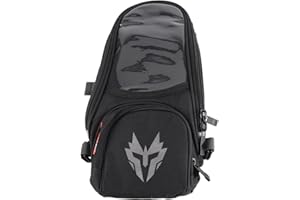 MJKO Borsa Serbatoio Magnetica per Moto con Grande capacità (Grigio)