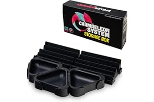 BOARD GAME STUFF Boardgame Stuff - Modulare Token Schälchen mit Kartenhalter & Aufbewahrungsbox - Brettspiel Zubehör - Ressourcen Schalen für Brettspiele & Kartenständern mit Storagebox für Spielezubehör