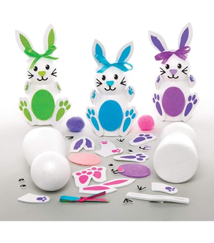 Arbre à Œufs De Pâques Baker Ross - Kit De 2 En Bois à Décorer, Loisir Créatif Enfant