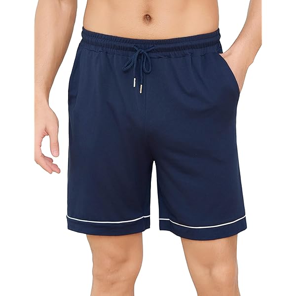 Pigiama Uomo Cotone Leggero Corto Pantaloncini Shorts A Pantaloni