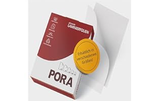 PORA PREMIUM Laminierfolien in A3 A4 A5 A6 A7 Visitenkarten in 100-500 Stück versch. Stärken (A7 125 mic / 100 Stück)