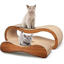 Tiragraffi Per Gatti In Cartone Ondulato - Doppia Faccia, Con Erba Gatta, Ecologico E Resistente - Foto 10