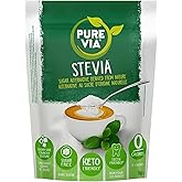 Pure Via Stevia Sugar Alternative 1kg - Gluten Free, Vegetarian and Vegan Friendly Natural Sweetener - 1 Pack