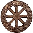 Wheel of The Year Wall Plaque Featuring Eight Pagan Festivals Sabbats By Maxine Miller