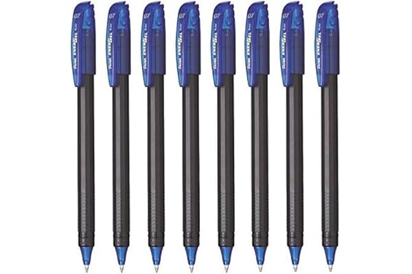 Pentel Energel Roller Gel Pen Set - Pack of 8 (Blue)