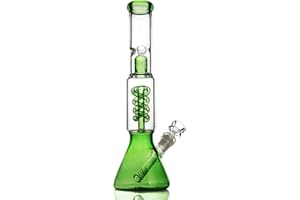 REANICE (Spring A Bongs Bravo Bong barboteur Bong 14.5mm Bong Bowl Hauteur 31.5cm tuyaux en Verre d'eau Tout en Direction des Plates Formes pétrolières et Bong Grand Verre