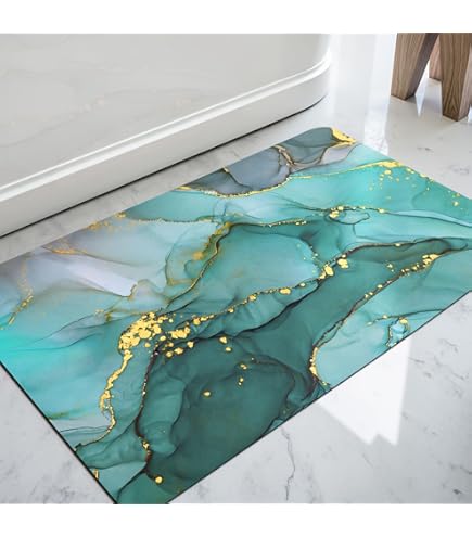 Tappeto Bagno In Memory Foam - Antiscivolo, Assorbente, Lavabile, Morbido E Comfortevole, Modello 141 - Foto 3