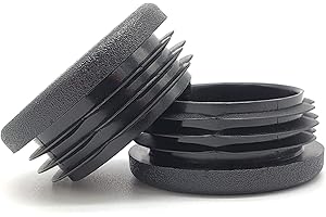 Enkotrade Lot de 21 bouchons à ailettes ronds avec un diamètre de 75 mm, bouchons de tuyau, bouchons en polyéthylène de haute qualité, bouchons d'extrémité, capuchons