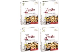 WINESFROMSPAIN Condimento per Paella con Zafferano 48 porzioni (12 bustine)