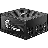 MSI MPG A850GF Alimentatore, Spina EU - 850W, 80 Plus Gold, PSU ATX completamente modulare, supporto GPU 3 x 6+2 pin, condens