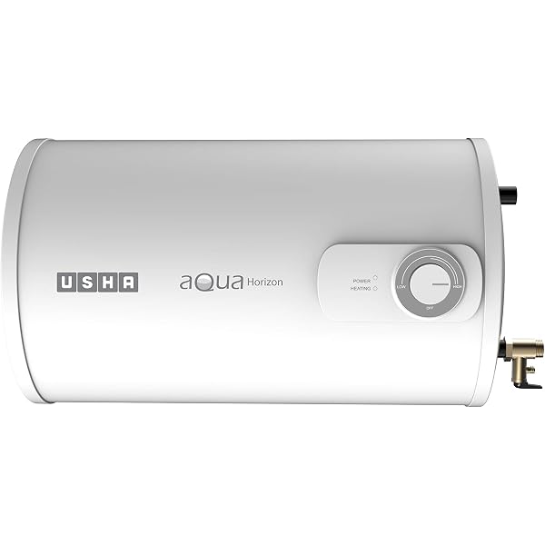 Usha Aqua Horizon 25 Litre Horizontal Storage Water Heater (White), Wall  Mounting : Amazon.in: Home u0026 Kitchen