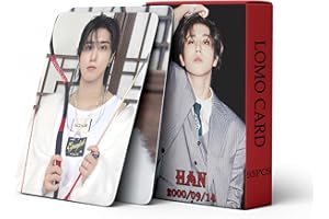 YUTO Stray Kids Photocards 55 Pieces Stray Kids Album Photo Cards Stray Kids Kpop Gift Lomo Cards Merch for Boys and Girls (HAN)