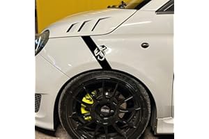 PUMU ADESIVO COMPATIBILE CON FIAT 500 ABARTH 595 695 SCORPIONE TUNING (NERO)