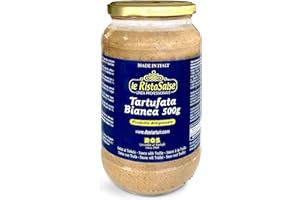 DOS TARTUFI Sauce aux Truffes Blanches 500 grammes - Utilisé dans les Restaurants et Chefs - Produit Artisanal Italien