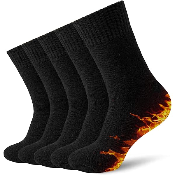 Chaussettes Polaire DREAM SOCKS - Courtes, Très Chaudes, Haute Isolation Thermique Pour Ski Et Hiver (Lot De 3 Ou 6)