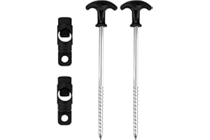 New Direction Tackle P6*2 PCS Rod Pod Stabilizer For 360 Rod Pod, Black, Fishing Accessory, Outdoor Activities