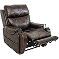 Fenetic Wellbeing Atlas Electric Riser and Recliner Mobility Chair 25 Stone max User Weight with Wireless Phone Charger (Walnut)