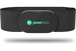 Powr Labs Heart Rate Monitor Chest Strap - ANT + Bluetooth Chest Heart Rate Monitor with Chest Strap - HRM Run Bike Cycling - Chest Strap Heart Monitor for Strava Zwift Wahoo Garmin Polar Peloton