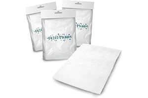 DETERMONDO 3 Filtri per Cappa Cucina Universali 40x80 cm, Filtro Cappa Cucina tagliabile, aspirante, 100% Poliestere, Lavabile a Mano, Inodore, Atossico, Made in Italy, Bianco