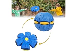 Kiuiom Pet Toy Flying Saucer Ball Dog Toy, Pet Disco Volante Palla Giocattolo, Palla Magica Frisbee Disco Volante, Interattivi Giocattolo Cane Sfera UFO Magico Adult Children and Dog and Cat Toys