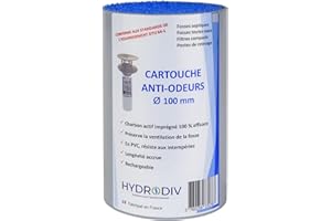 HYDRODIV FAO-S150-GRIS SANIFILTRE S150 Filtre Anti-odeurs, Gris