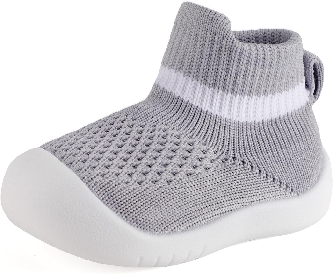 MK MATT KEELY Baby Shoes Boys Girls Sock Shoes Toddlers Pre Walkers First Walking Shoes with Anti Slip Rubber Sole