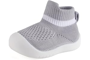 MK MATT KEELY Scarpe Neonato Scarpine in Maglia Primi Passi Infanzia 6-36 Mesi Scarpe Bambino Bambina con Suole Gomma Antiscivolo