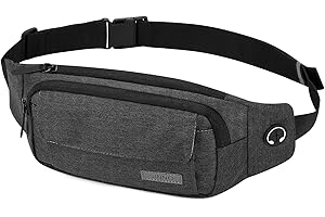 SINNO Bumbags for Men Fanny Pack for Women Fashion Waist Pack Waterproof for Yoga Running Sport Workout Hiking Travel Walking Easy Carry Any Phone Wallet Purse