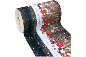 emmevi Alfombra de cocina navideña moderna, antimanchas, antideslizante, antimanchas, mod. Moma Navidad 40, 53 x 140 cm