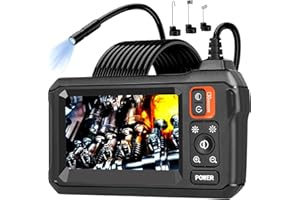 Daxiongmao Borescope, Endoscope Camera with Light, 1080P HD Inspection Camera, Borescope Camera with Light, IP67 Waterproof Camera, 16.5ft Flexible Endoscope Camera, Gadgets for Men (4.3”)