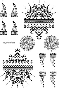 Tatouage éphémère Métallique Coeur Etoile Doré