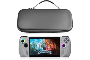 CHUSHANE Portable Carrying Case for ASUS Rog Ally 2023 Release Handheld Game Console Hard EVA Shell Travel Daily Protective Storage Bag with Durable,Shockproof, Waterproof,Anti-Collision,Anti-Acratch (Black)
