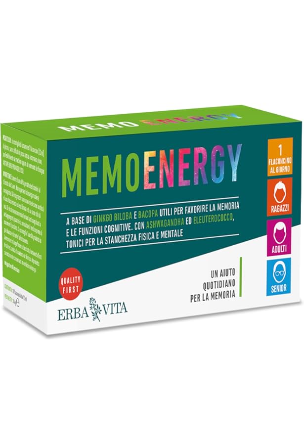 Erba Vita Tonic Energy 10 Flaconcini Energia E Vitalit&agrave;