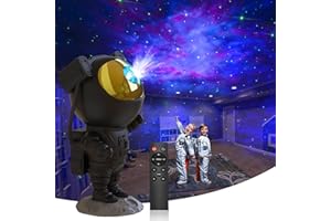 Pasun Galaxy Projector, Star Projector Night Light with 17 Colors Mode, LED Starry Nebula Projector with Remote Control Timing Function, Ceiling Projector for Children Bedroom Room Decor