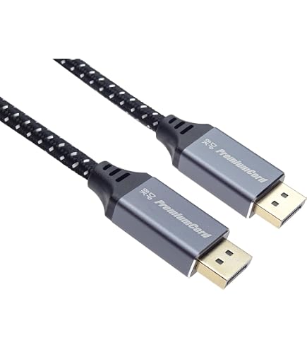 PremiumCord Optisches 8K DisplayPort 1.4 Kabel M/M 10m, Stecker auf Stecker, 32,4Gbps, Video 8K@60Hz, 5K@60Hz, 4K@60Hz 2160p, Vergoldete Anschlüsse, Blau/Schwarz PremiumCord Optisches 8K DisplayPort 1.4 Kabel M/M 10m, Stecker auf Stecker, 32,4Gbps, Video 8K@60Hz, 5K@60Hz, 4K@60Hz 2160p, Vergoldete Anschlüsse, Blau/Schwarz