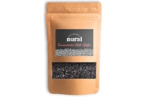 ‎NURAL nural Fermentierter Chili-Pfeffer 90g | Isot Gewürz | Isot Biber | Traditionelles Aroma der türkischen Küche | Fermentierter Pfeffer | Orientalisch | 100% Rein und Naturbelassen