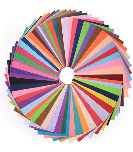 Feutrine 40x100cm - Lot De 8 Feuilles - Couleurs Noël - Pour DIY Et Déco