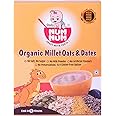 Daily NUM NUM Organic Millet Oats Dates – No Salt, No Sugar Millets Cereals | Sprouted Healthy Tasty Vegan Baby food cereal | No Milk Powder | 200g pack