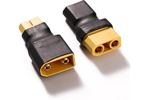 YIXISI 2 Stücke XT90 zu XT60 Stecker Adapter, XT90 Stecker auf XT60 Buchse und XT60 Stecker auf XT90 Buchse, für RC FPV-Drohnen, Lipo-NiMH-Akku-Ladegerät