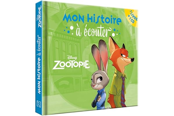 ZOOTOPIE - Mon histoire à écouter - L'histoire du film - Livre CD - Disney