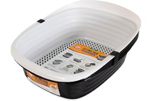 Arm & Hammer duża kuweta do przesiewania bez szufelki kuweta dla kota z mikrobanem, wyprodukowana w USA