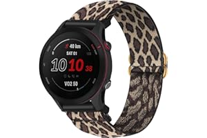 SITAFU Correa para Garmin Vivoactive 4/Forerunner 255/265/Venu 2 para Mujeres Hombres,22mm Nylon Elástica Pulsera de Repuesto Compatibile con Samsung Galaxy Watch 3 45MM/Gear S3/Huawei Watch GT