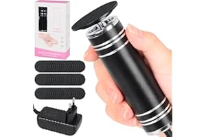 CHMMY Lima elettrica per piede pedicure, lucidatrice professionale rimozione calli a velocità regolabile